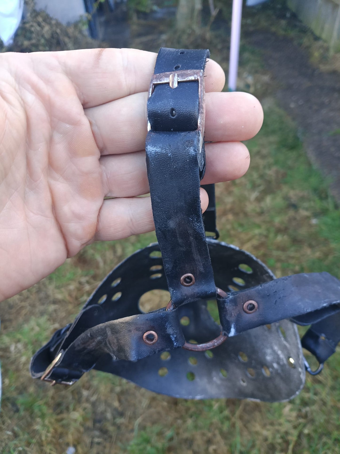 Jason Voorhees Friday the 13th | Freddy Vs Jason Battle Damaged Mask | Hand Painted by Cursed Shape Horror Customs