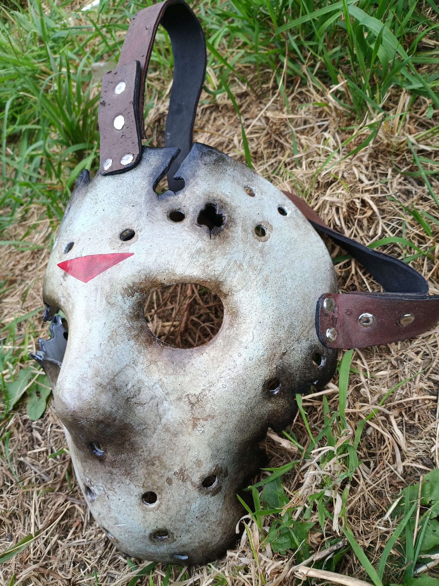 Jason Voorhees Friday the 13th | Jason Goes to Hell Mask | Hand Painted by Cursed Shape Horror Customs