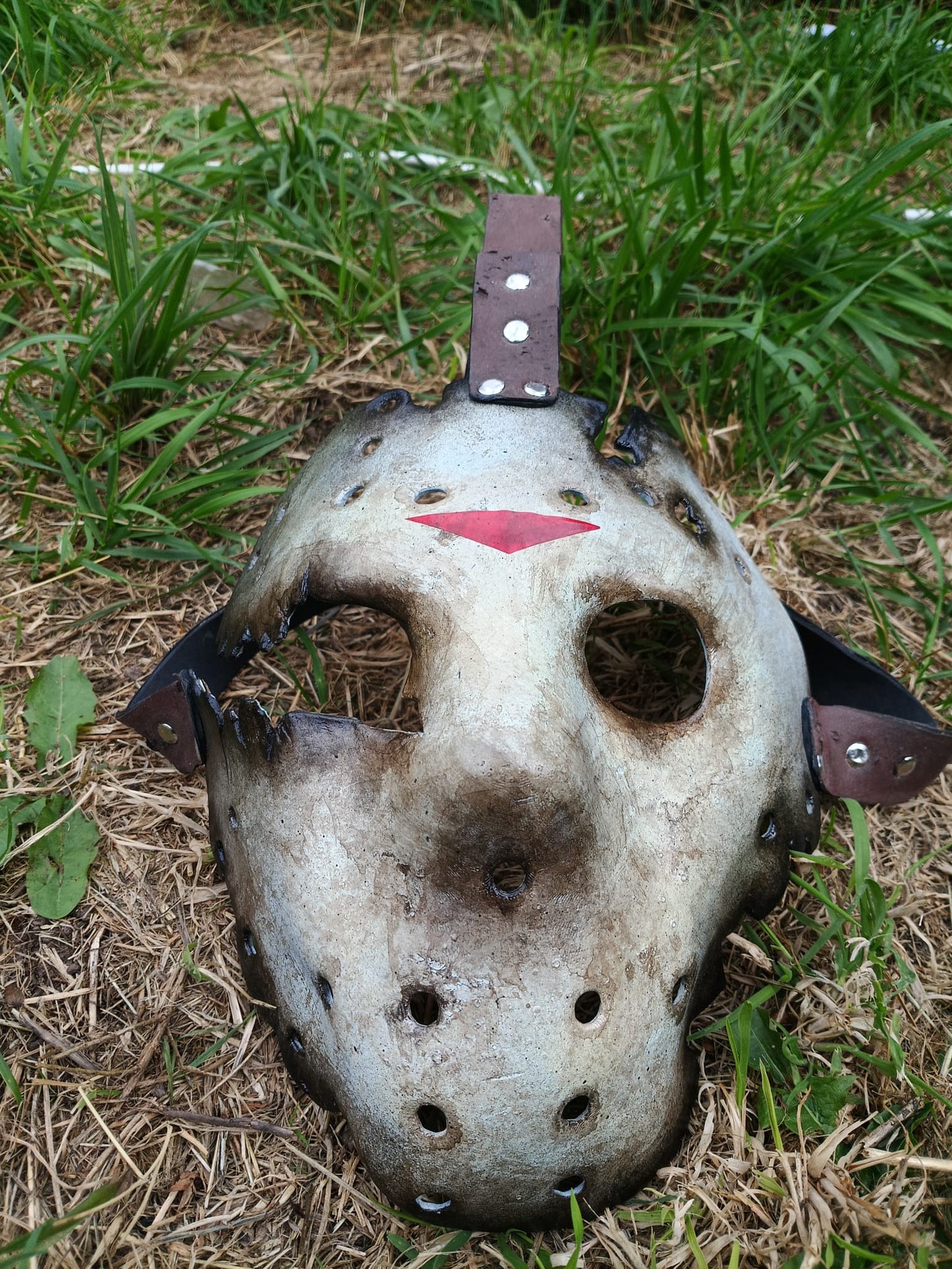 Jason Voorhees Friday the 13th | Jason Goes to Hell Mask | Hand Painted by Cursed Shape Horror Customs